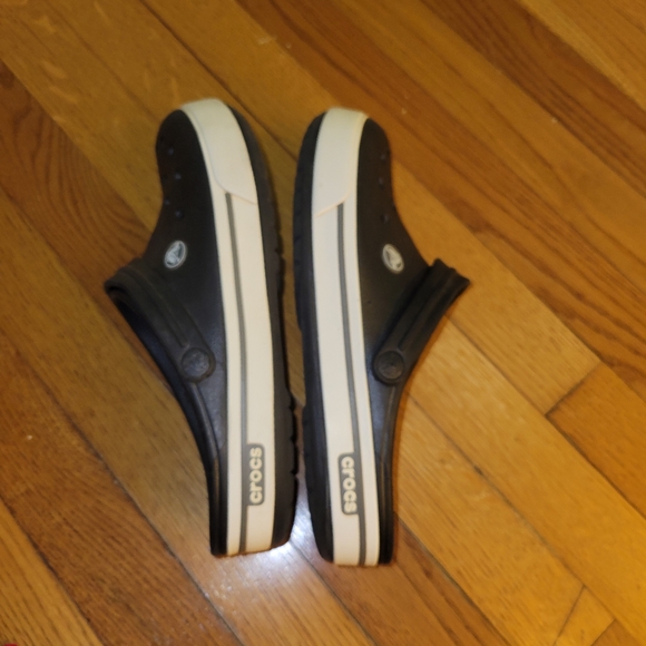 Crocs Black White Band Classics Unisex sz. 10 (W) 8 (M) - Picture 5 of 8